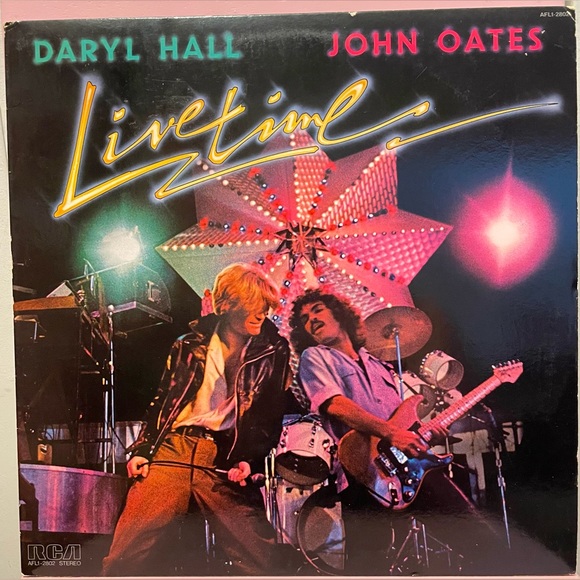 Hall & Oats - Livetime 12” LP Vinyl Record Album - Picture 1 of 7